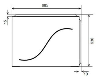 Торцевая панель для ванны Timo TPVINO17R 70см белый